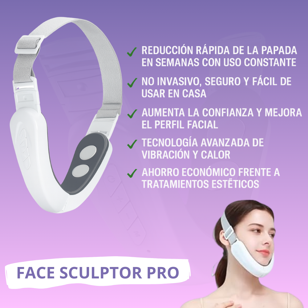 "¡Face Sculptor Pro!" ¡Adiós papada!, hola perfil perfecto