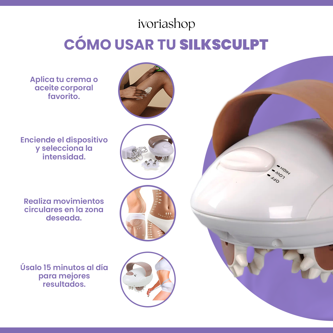 SILK SCULPT™ DI ADIÓS A LA CELULITIS Y LUCE UNA PIEL MAS FIRME EN SEMANAS
