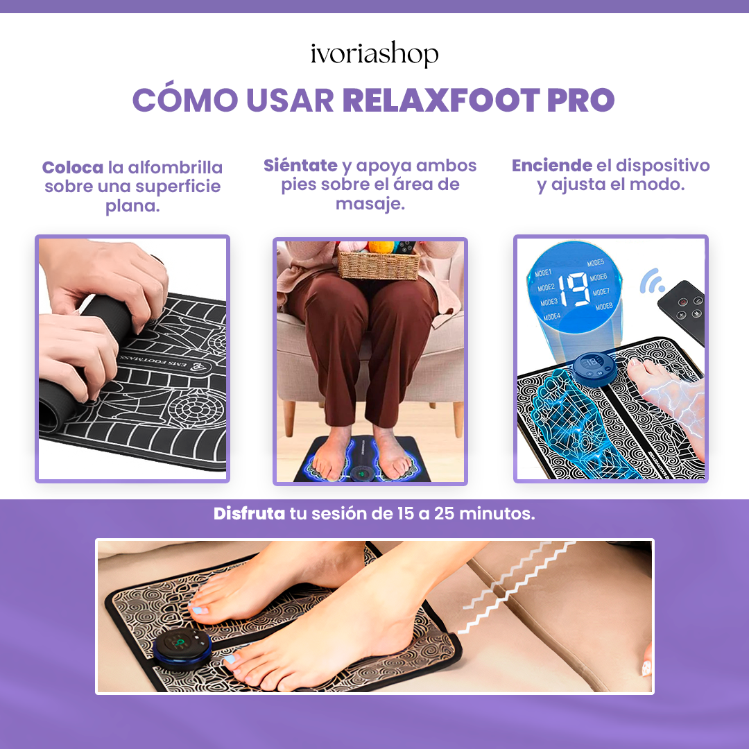 RelaxFoot Pro™ - El descanso que tus pies estaban esperando
