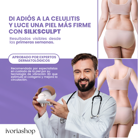 SILK SCULPT™ DI ADIÓS A LA CELULITIS Y LUCE UNA PIEL MAS FIRME EN SEMANAS