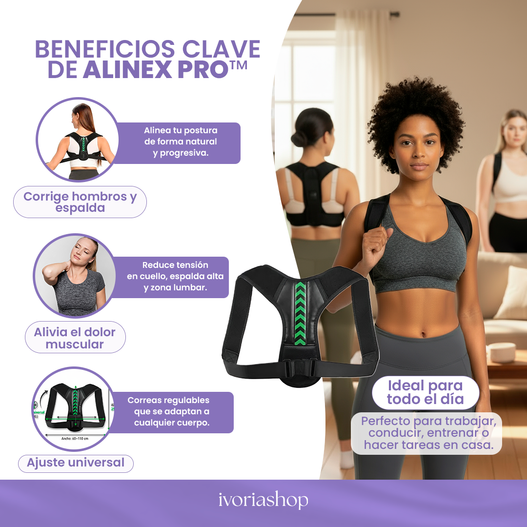 AlinexPro™ - Recupera tu postura, elimina el dolor y vuelve a vivir sin tensiones