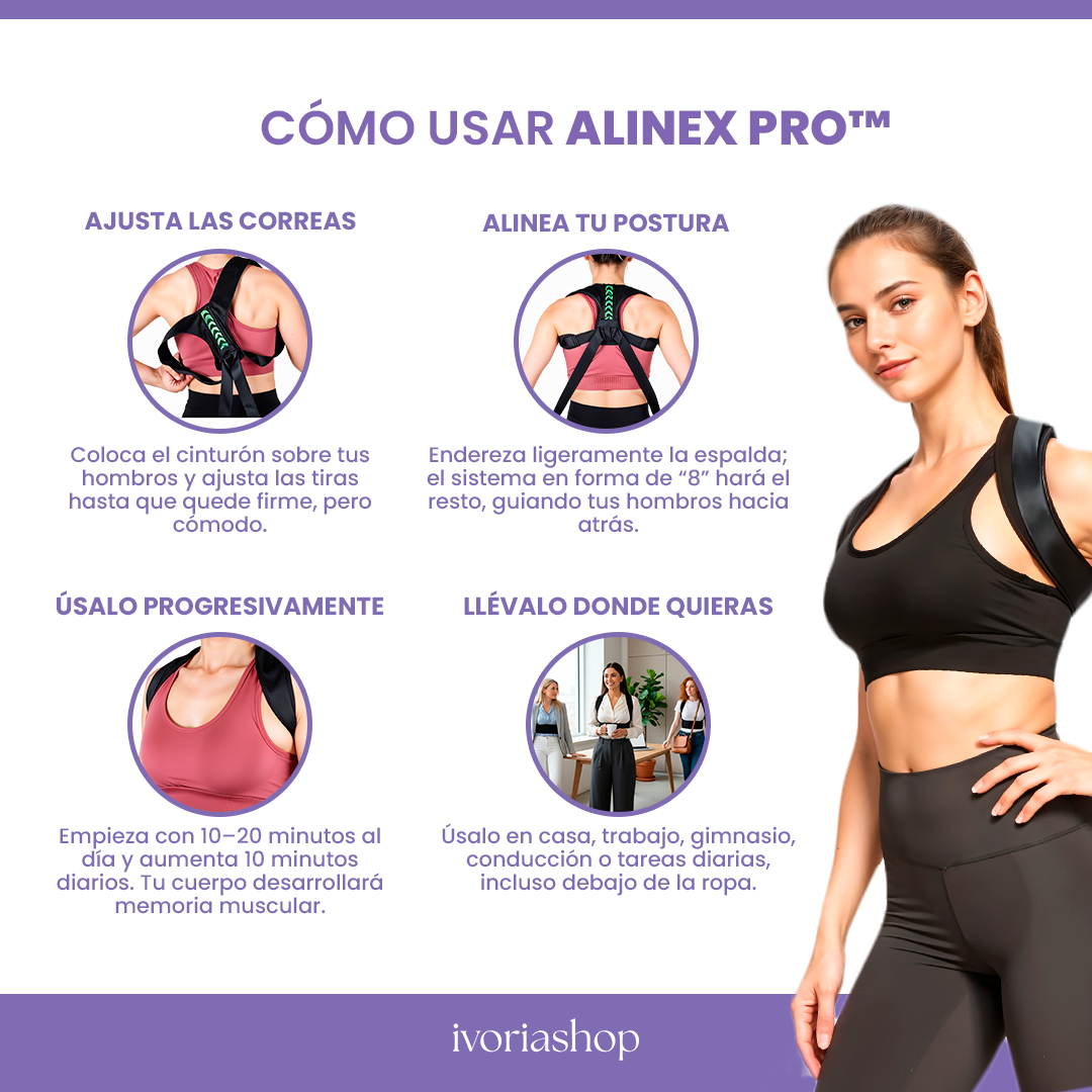 AlinexPro™ - Recupera tu postura, elimina el dolor y vuelve a vivir sin tensiones