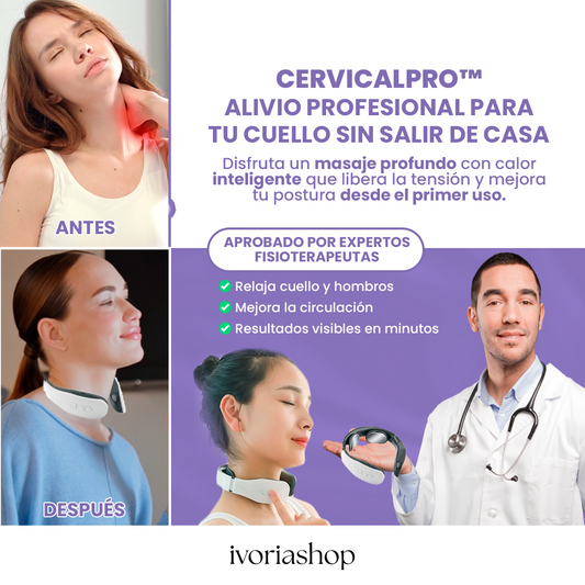 CervicalPro™ - Despídete del dolor cervical y recupera tu bienestar con un solo clic